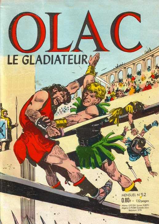 Scan de la Couverture Olac Le Gladiateur n 52